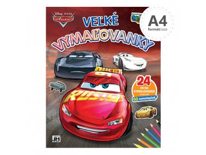 Omaľovanka veľká Automobily