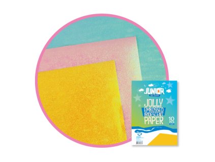 dekoracny papier a4 perletovy reliefny zlty 60 g sada 10 ks