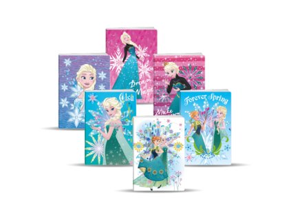 zosit a4 linajkovy 42 listovy premium frozen s glittrom