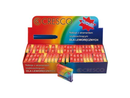 Bombičky CRESCO 6 ks - modré/rýchloschnúce