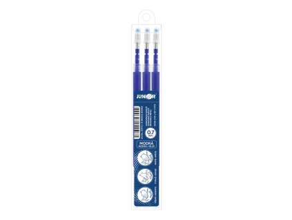 napln gumovacia junior ierase frixion v 0 7 mm 3 ks modra nahrada 53004 00002