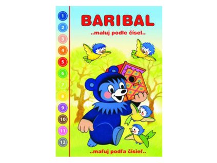 omalovanka a5 akim maluj podla cisel baribal