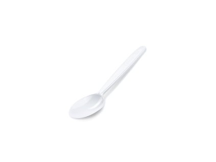 kavova lyzicka pp znovu pouzitelna biela 13cm 50 ks