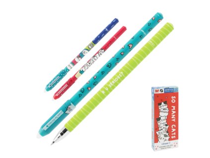 roller gelovy gumovaci m g ierase so many cats pencil 0 5 mm modry 00000