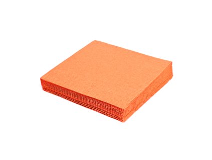 Obrúsky 2-vrstvé 33 x 33 cm oranžové 50 ks