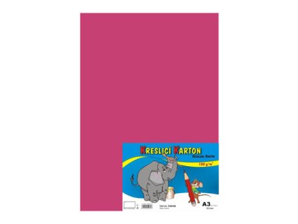 vykres skolsky a3 180g 50 listov ruzovy