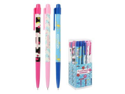 Pero guľôčkové M&G Semi-Gel Flamingos 0,5 mm