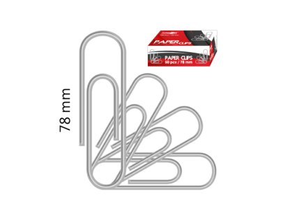 spony hladke poniklovane junior 78 mm 50 ks