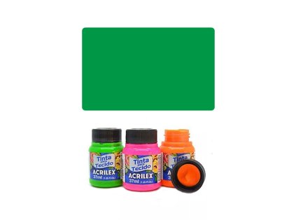 ACR Farba na textil 37ml, Fluorescent Green 101