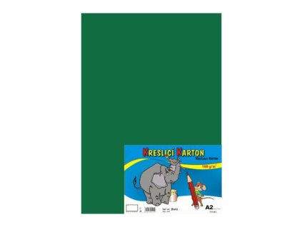 vykres skolsky a2 180g 10 listov tmavo zeleny