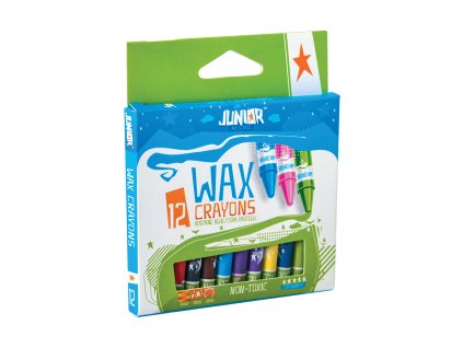 Voskovky JUNIOR Ultra farebné, sada 12 ks