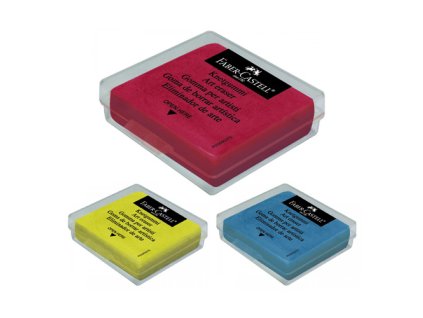 guma faber castell plasticka farebna v krabicke