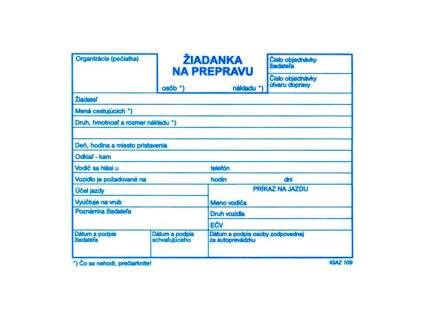 8319 sk ziadanka na prepravu a6 100 listov 109 php