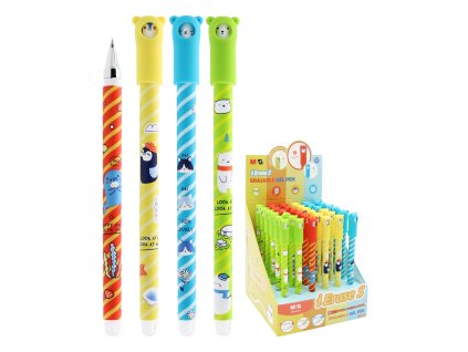 roller gelovy gumovaci m g ierase s arctic adventure 0 5 mm modry 00001