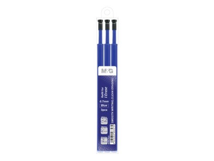 Náplň gumovacia M&G iErase Frixion V 0,7 mm /3 ks - modrá