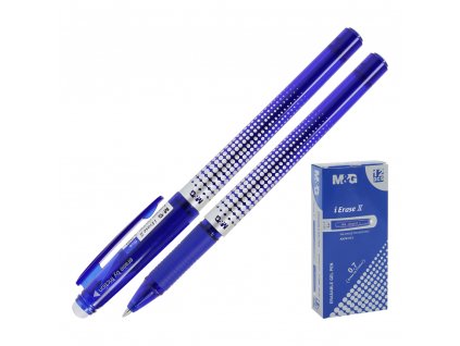 Roller gélový/gumovací M&G iErase II 0,7 mm, modrý