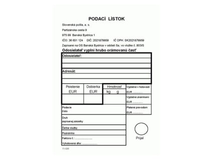 2409 sk podaci listok a6 683 php