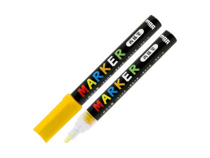 popisovac m g acrylic marker 2 mm akrylovy medium yellow s404