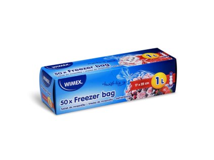 vrecka do mraznicky ldpe 17 x 25 cm 1l 50ks 00000