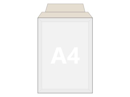 Obálka kartónová - formát A4, 1 ks