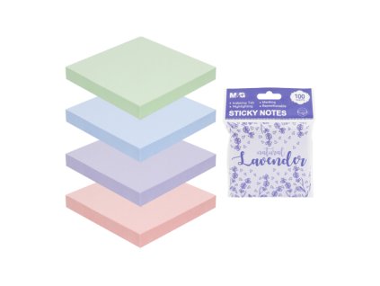 blok lep m g lavender 76 x 76 mm 100 listov mix 1ks 00000