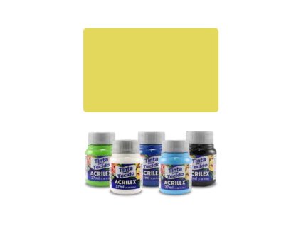 ACR Farba na textil 37ml, Lemon Yellow
