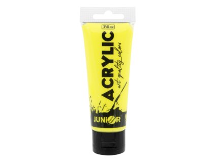 Akrylová farba JUNIOR 75 ml - žltá/yellow