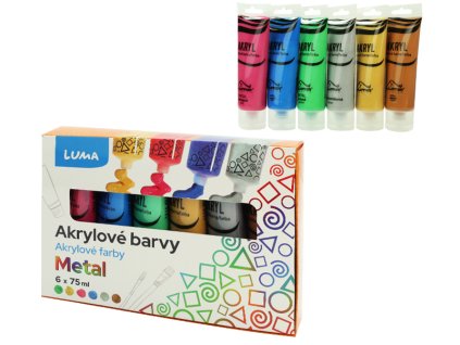 akrylove farby luma metalic erka