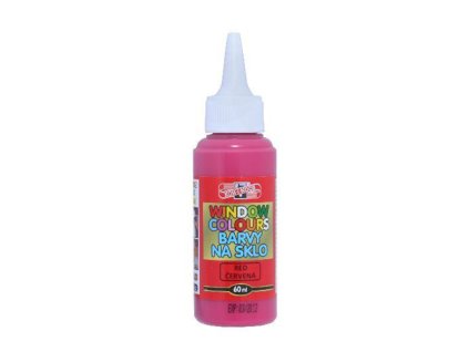 Farba na sklo KOH-I-NOOR 60 ml, červená