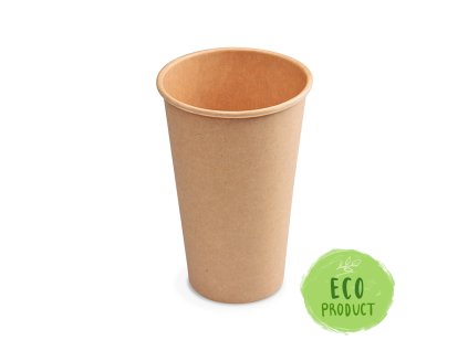 papierovy pohar kraft o90mm 510ml xl 0 4l 16oz 50 ks