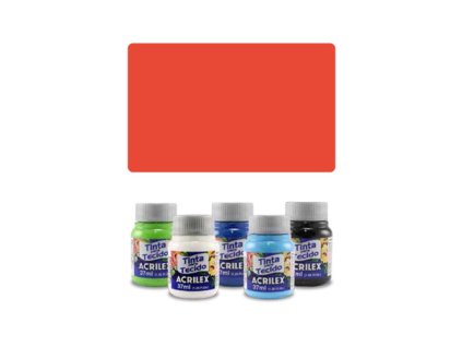 ACR Farba na textil 37ml, Live Red