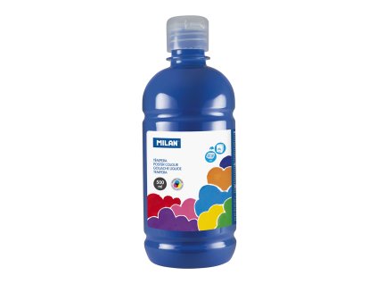 Farba temperová MILAN 500ml modrá azúrová