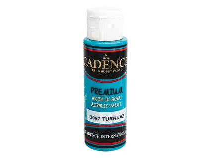 akrylova farba cadence premium tyrkysova 70 ml