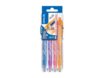 roller gumovaci pilot frixion ball 0 7 mm set2go nove farby sada 4 ks 00000