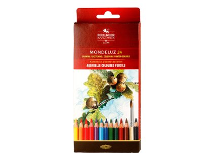pastelky koh i noor akvarelove sada 24 ks plody
