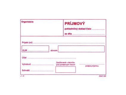 2815 sk prijmovy pokl doklad bez dph a6 samopr 320 php