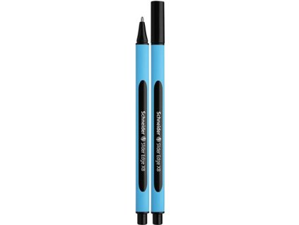 Guľôčkové pero Schneider "Slider Edge XB", 0,7 mm, s uzáverom, čierne