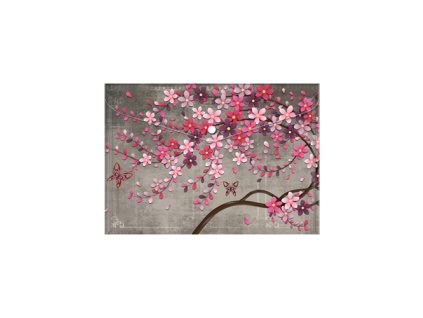 obal pp s patentkou a5 purple flowers