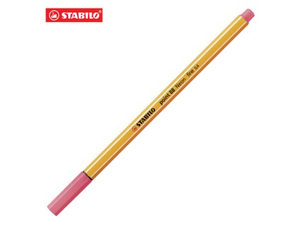 liner stabilo point 88 neon cerveny 00001