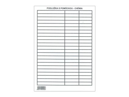 podlozka skolska lamino a5 s napovedou chemia 00003