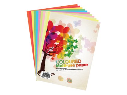kopirovaci papier a4 80g 500 10 mix pastel neon