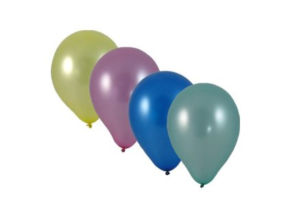 balon m 25 cm metalicky 10 ks
