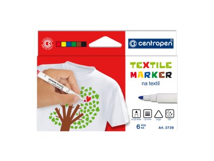 13089 sk znackovac centropen 2739 textil sada 6 php