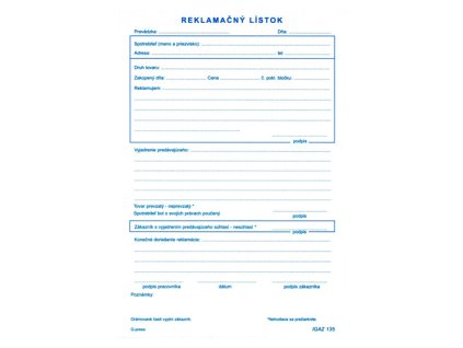 1606 sk reklamacny listok a5 samopr 135 php