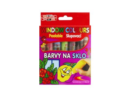 2843 sk farba na sklo sada 7 x 105 ml php