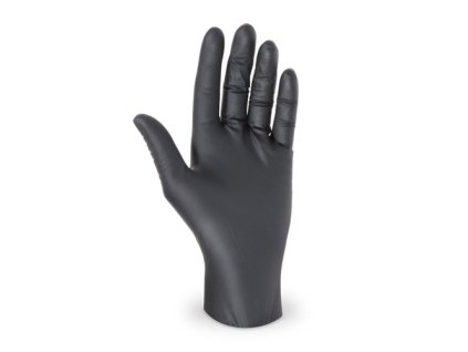 rukavice nitrilove cierne nepudrovane velkost l 100 ks