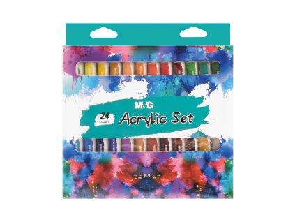 farby akrylove m g 12 ml sada 24 ks