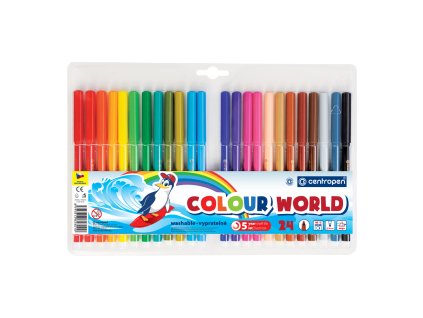 fixy centropen 7550 colour world sada 24 ks