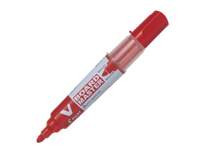 popisovac na tabule 2 3 mm kuzelovy pilot v board master cerveny