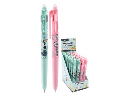 pero 3 farebne gelove gumovacie m g ierase animals know cierne modre cervene 0 5 mm 00001